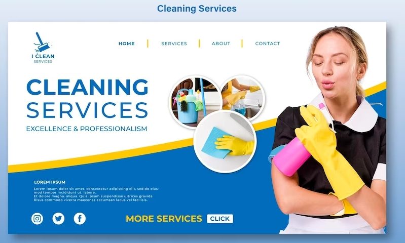 Website Design For Domestic Cleaning