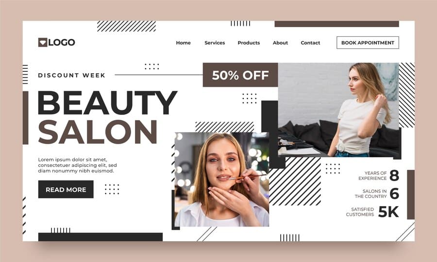 Website Design For Beauty Salons