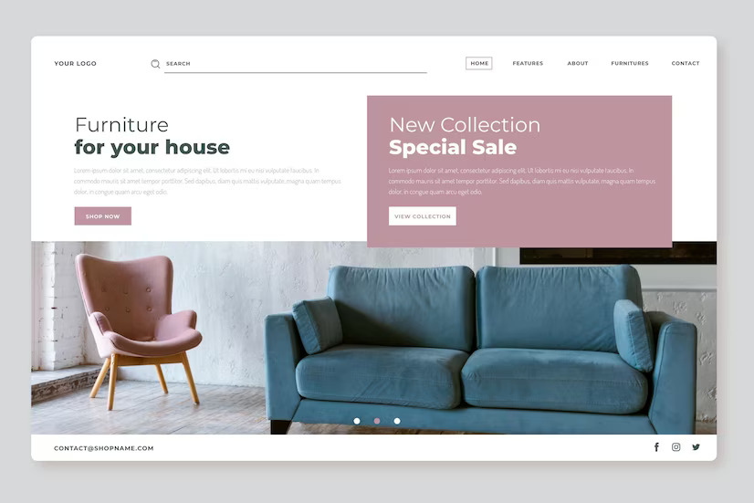 Website Design For Furniture Shop