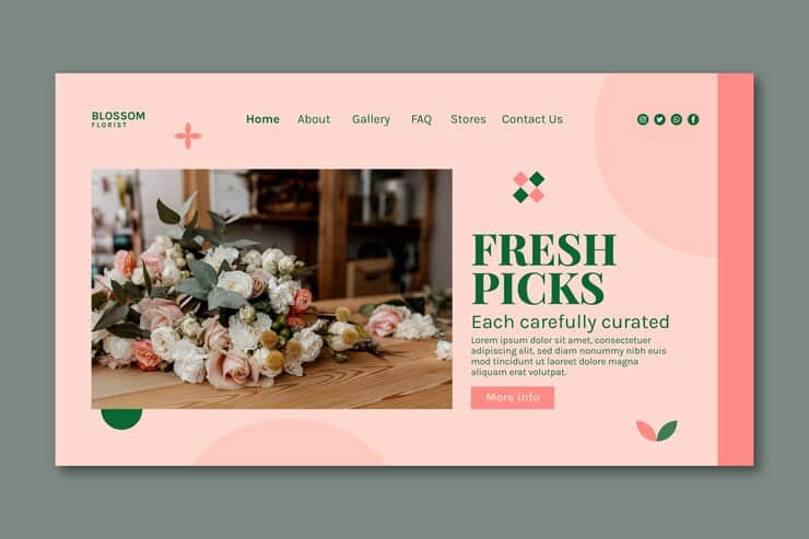 Website Design For Florists